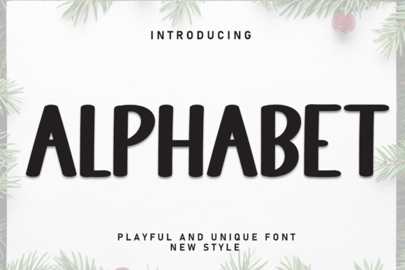 Alphabet Font - Featured Image