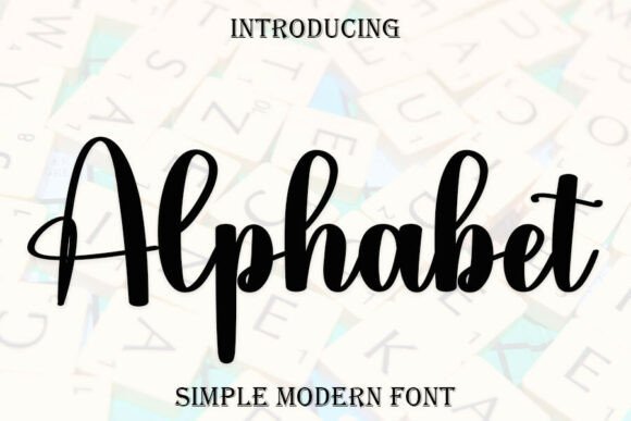 Alphabet Font - Featured Image