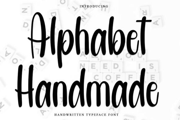 Alphabet Handmade Font - Featured Image