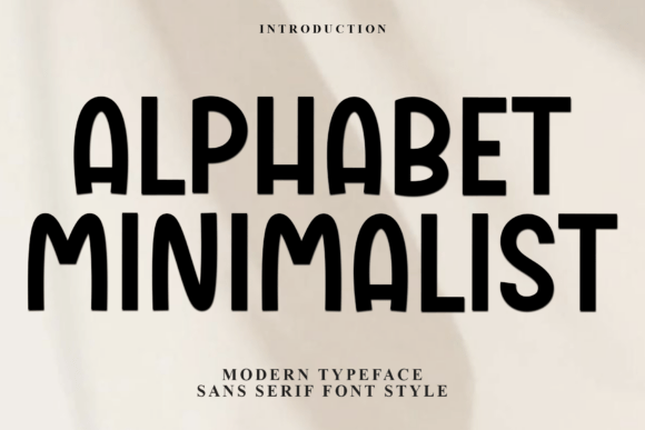 Alphabet Minimalist Font - Featured Image