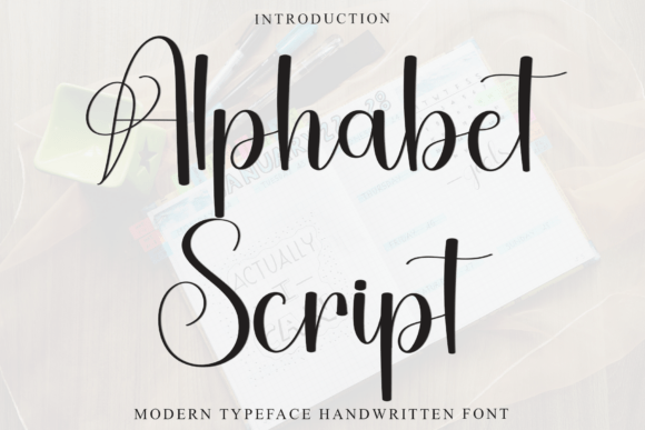 Alphabet Script Font - Featured Image