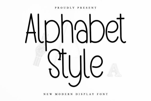 Alphabet Style Font - Featured Image