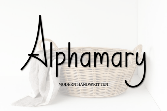 Alphamary Font - Featured Image