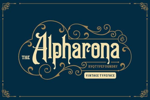 Alpharone Font - Featured Image