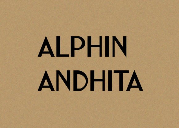Alphin Andhita Font - Featured Image