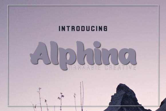 Alphina Font - Featured Image
