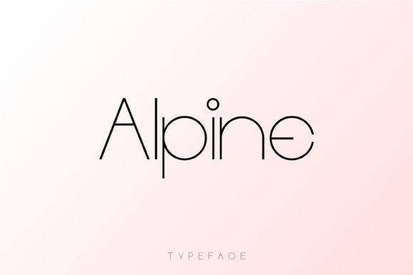 Alpine Font - Featured Image