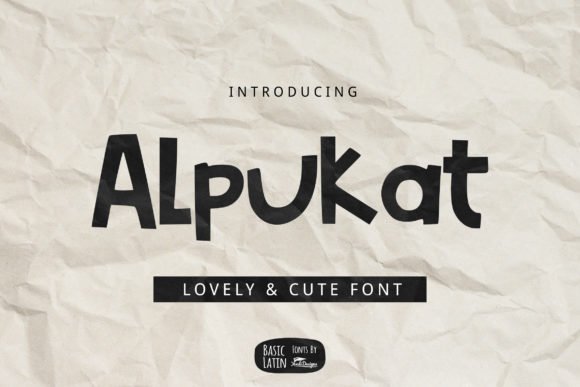 Alpukat Font - Featured Image