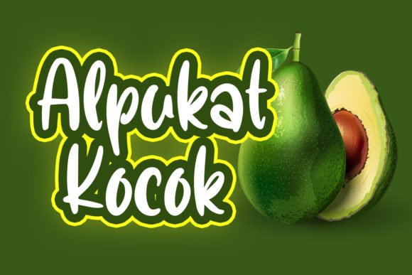 Alpukat Kocok Font - Featured Image