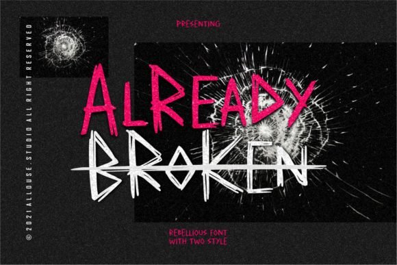 Already Broken Font - Featured Image