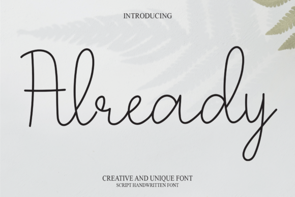 Already Font - Featured Image