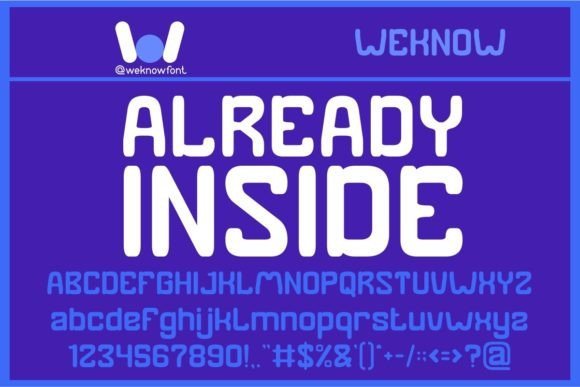 Already Inside Font - Featured Image