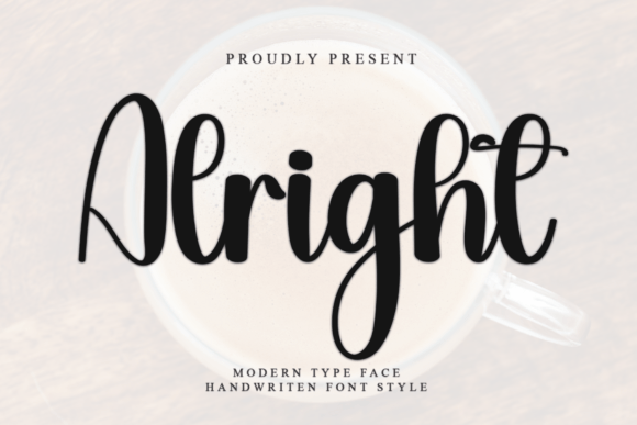 Alright Font - Featured Image