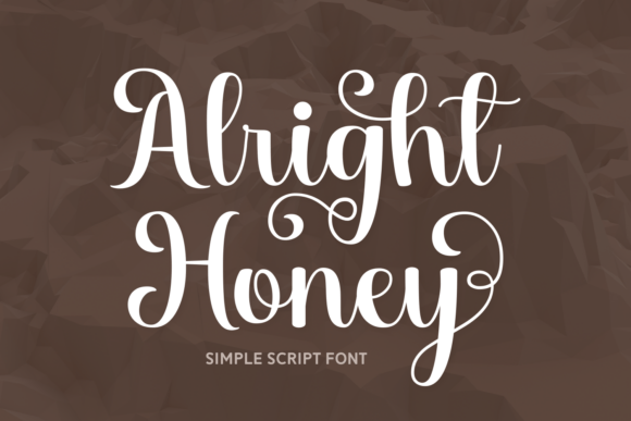 Alright Honey Font - Featured Image
