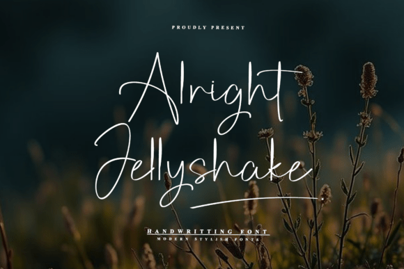Alright Jellyshake Font - Featured Image