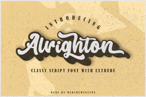 Alrighton Font - Featured Image