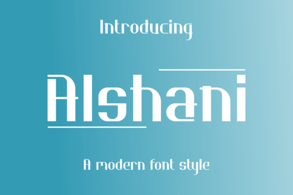 Alshani Font - Featured Image