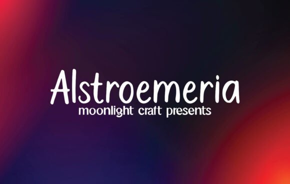Alstroemeria Font - Featured Image