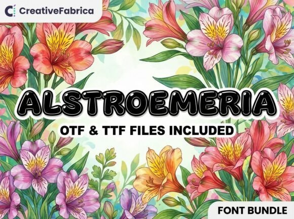 Alstroemeria Font - Featured Image