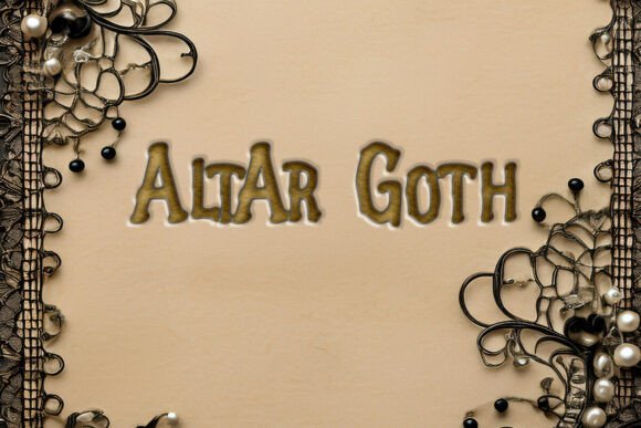 Altar Goth Font - Featured Image
