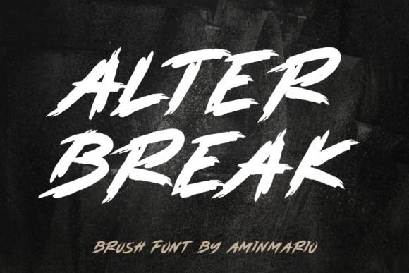 Alterbreak Font - Featured Image