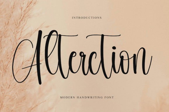 Altercation Font - Featured Image