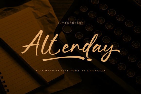 Alterday Font - Featured Image