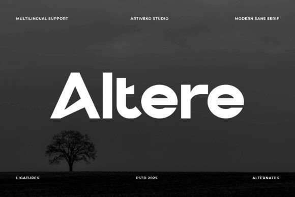 Altere Font - Featured Image