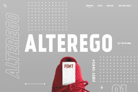 Alterego Font - Featured Image