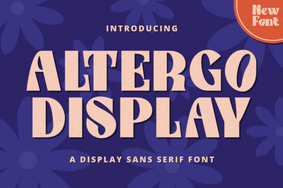 Altergo Display Font - Featured Image