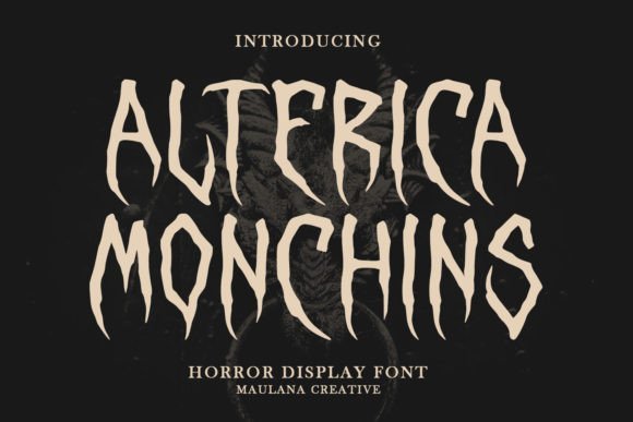 Alterica Monchins Font - Featured Image