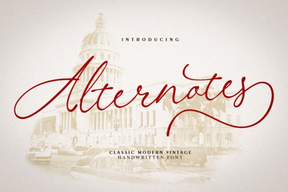 Alternotes Font - Featured Image