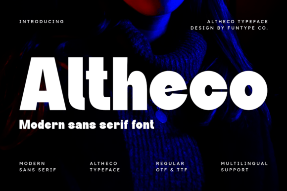 Altheco Font - Featured Image