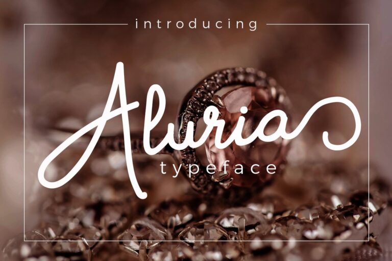 Aluria Font - Featured Image