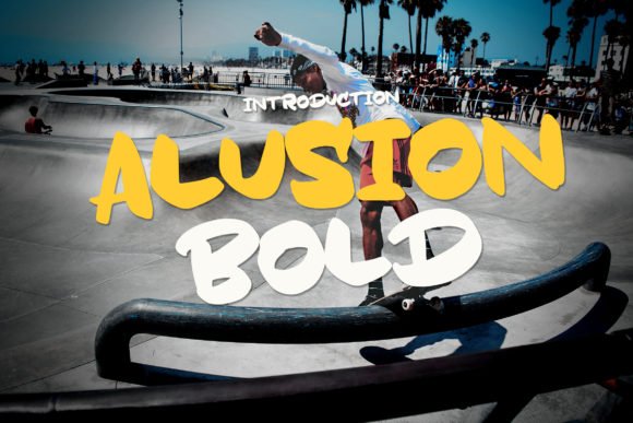 Alusion Bold Font - Featured Image