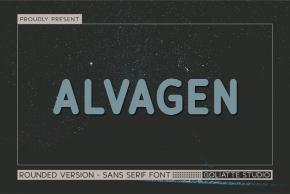 Alvagen Font - Featured Image