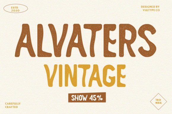 Alvaters Font - Featured Image