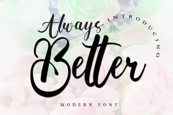 Always Better Font - Featured Image