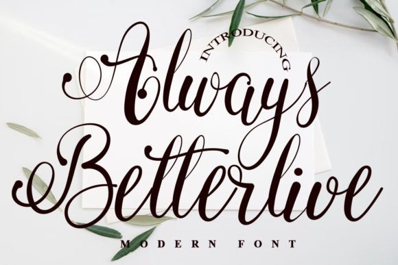 Always Betterlive Font - Featured Image