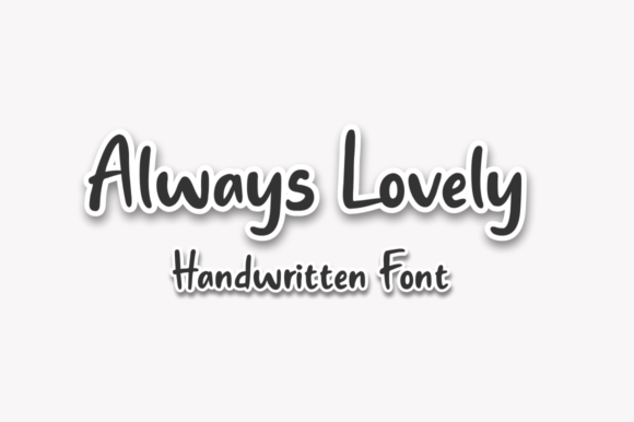 Always Lovely Font - Featured Image