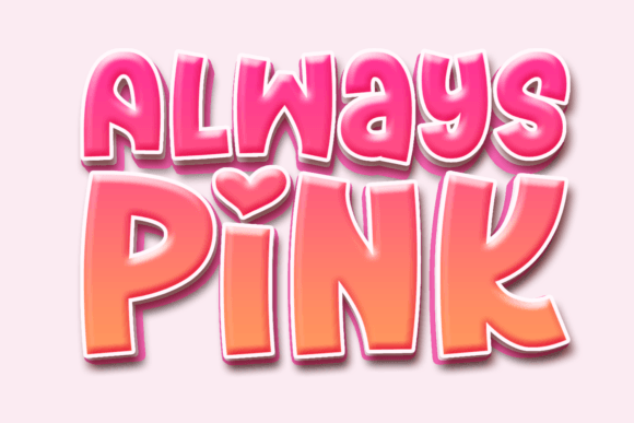 Always Pink Font - Featured Image