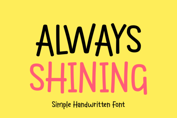 Always Shining Font - Featured Image