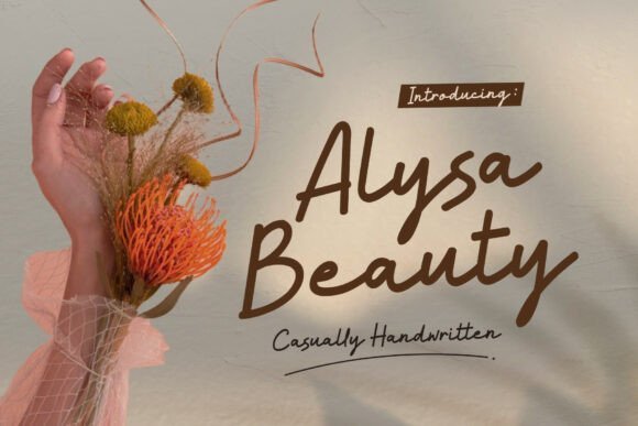Alysa Beauty Font - Featured Image