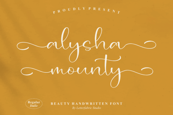 Alysha Mounty Font - Featured Image