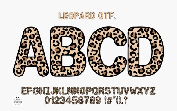 Am Leopard Font - Featured Image