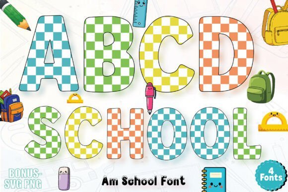 Am School Font - Featured Image