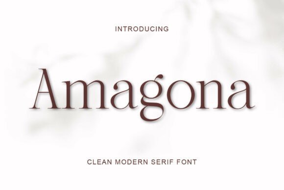 Amagona Font - Featured Image