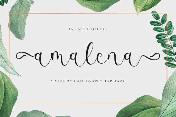 Amalena Font - Featured Image
