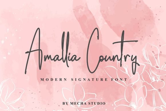 Amalia Country Font - Featured Image