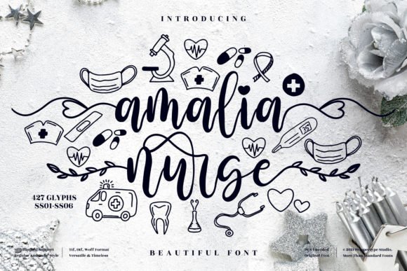 Amalia Nurse Font - Featured Image